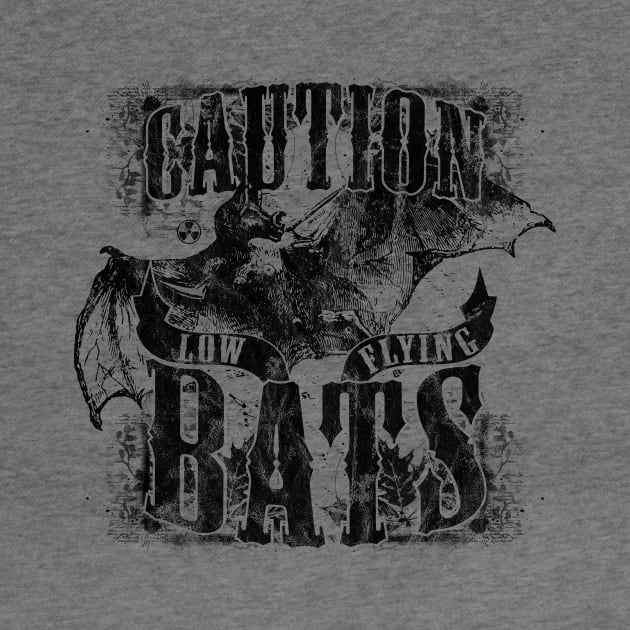 Caution Low Flying Bats by yaros